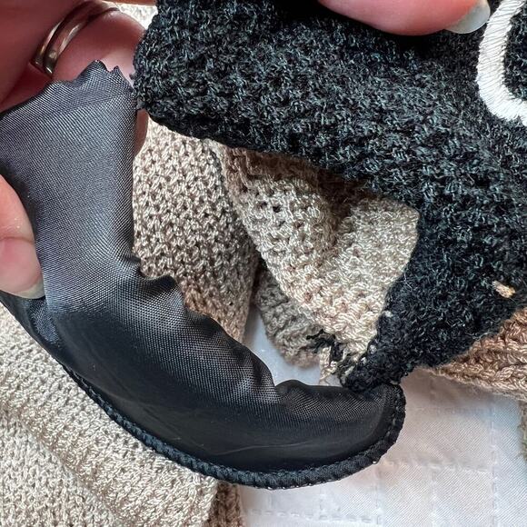 Erika VTG 80s Rockabilly Sweater NEW sz M Abstract Black Knit Preppy Winter Fall - Picture 9 of 9